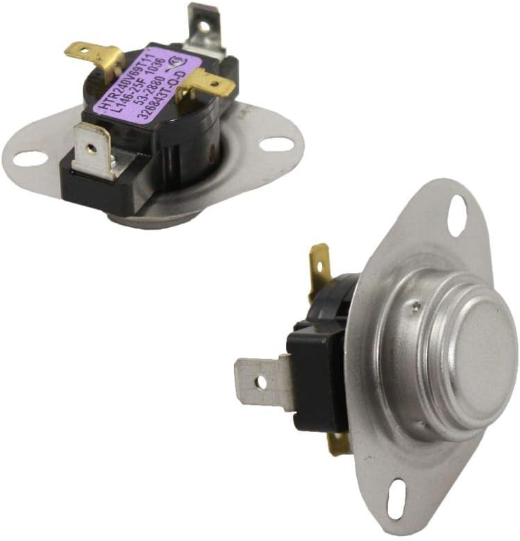  - Whirlpool Dryer Thermostats and Fuses